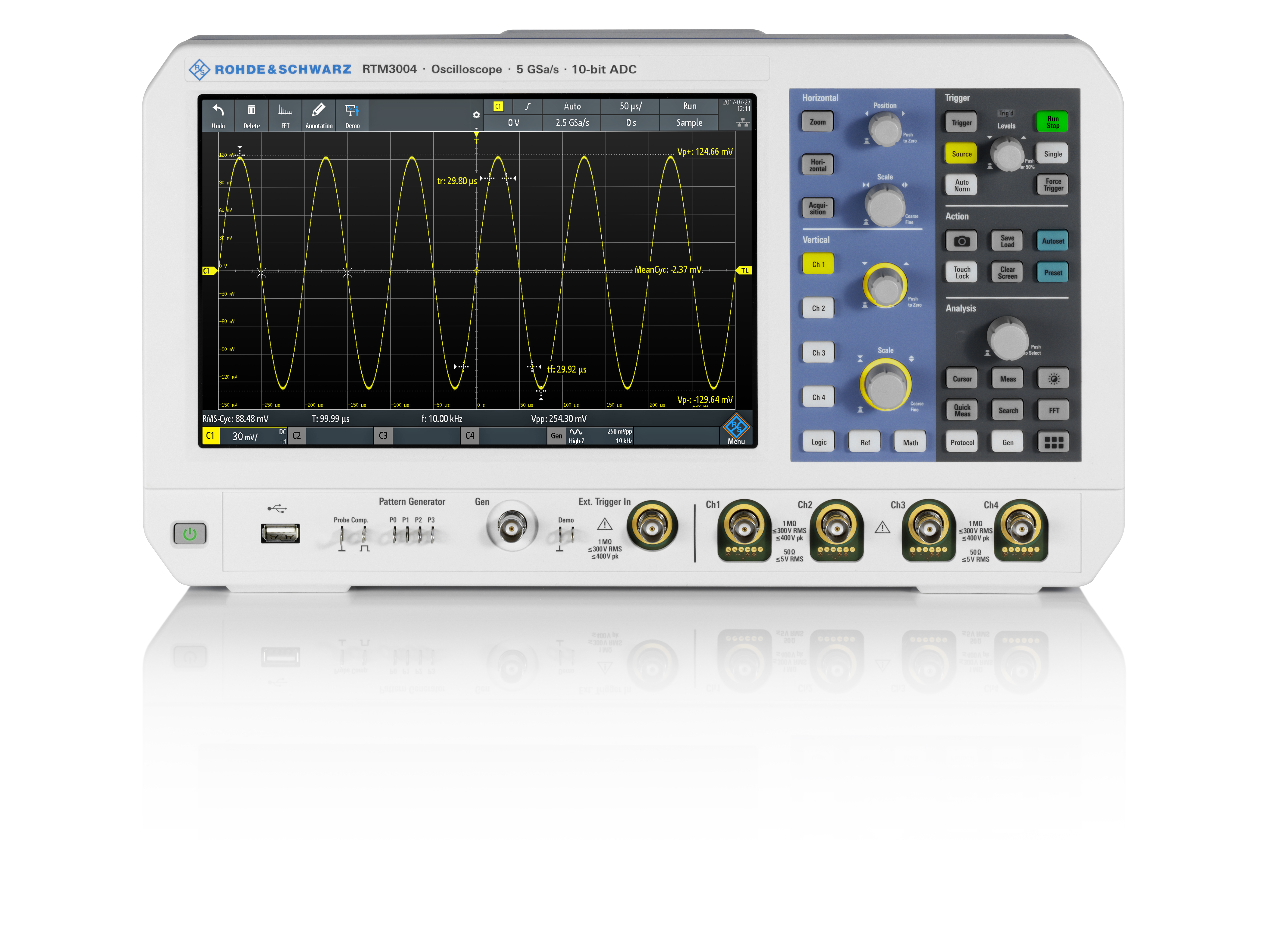 RTM 3000 시리즈 오실로스코프 500MHz 풀옵션 | 4science